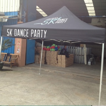  Sun Cover Information Tent For 5K Dance Party	
