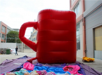  inflatable nescafe cup character for adverting	