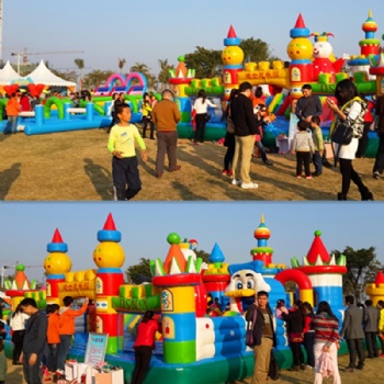 Chrldren Outdoor Inflatable Disney Fun Land Rental