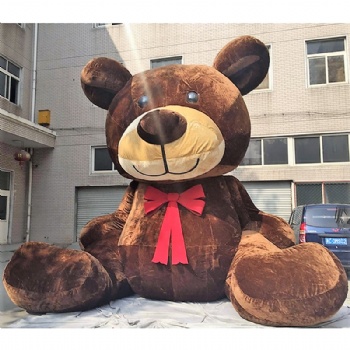 inflatable plush brown bear cartoon model promotion