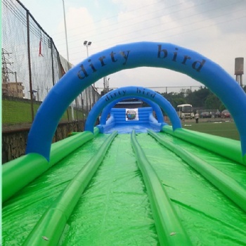 1200m long Inflatable Slip N Slide the mountain United States
