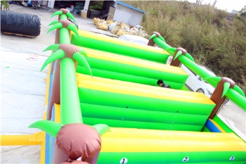  100m 10 Sections Inflatable Forest Theme Funland	