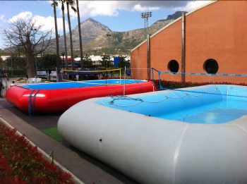  Inflatable Square Water Pool For Volleyball Spain	