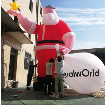  Custom 10m jumbo inflatable Santa Claus for Christmas event promotion	