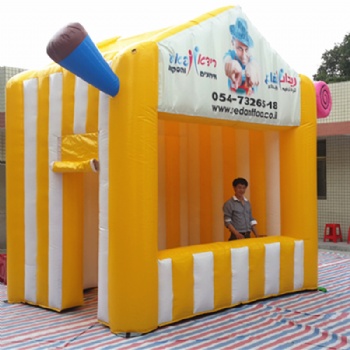  Portable Inflatable ticket booth with custom logo	
