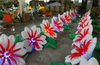  inflatable flower with LED for wedding party and ceremony	