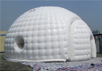  White Inflatable sealed dome tent Germany	