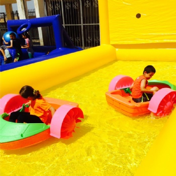  Children PVC Water Pool With Paddler Boat	