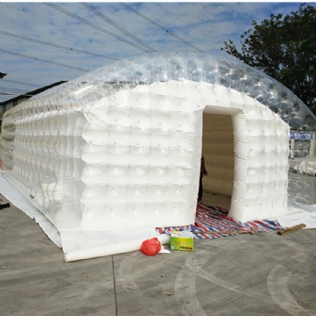 Custom Design Arch Roof Airight Tent With Clear Washable Cover