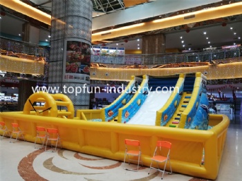 Kids Inflatable Mini Water Park with Slide